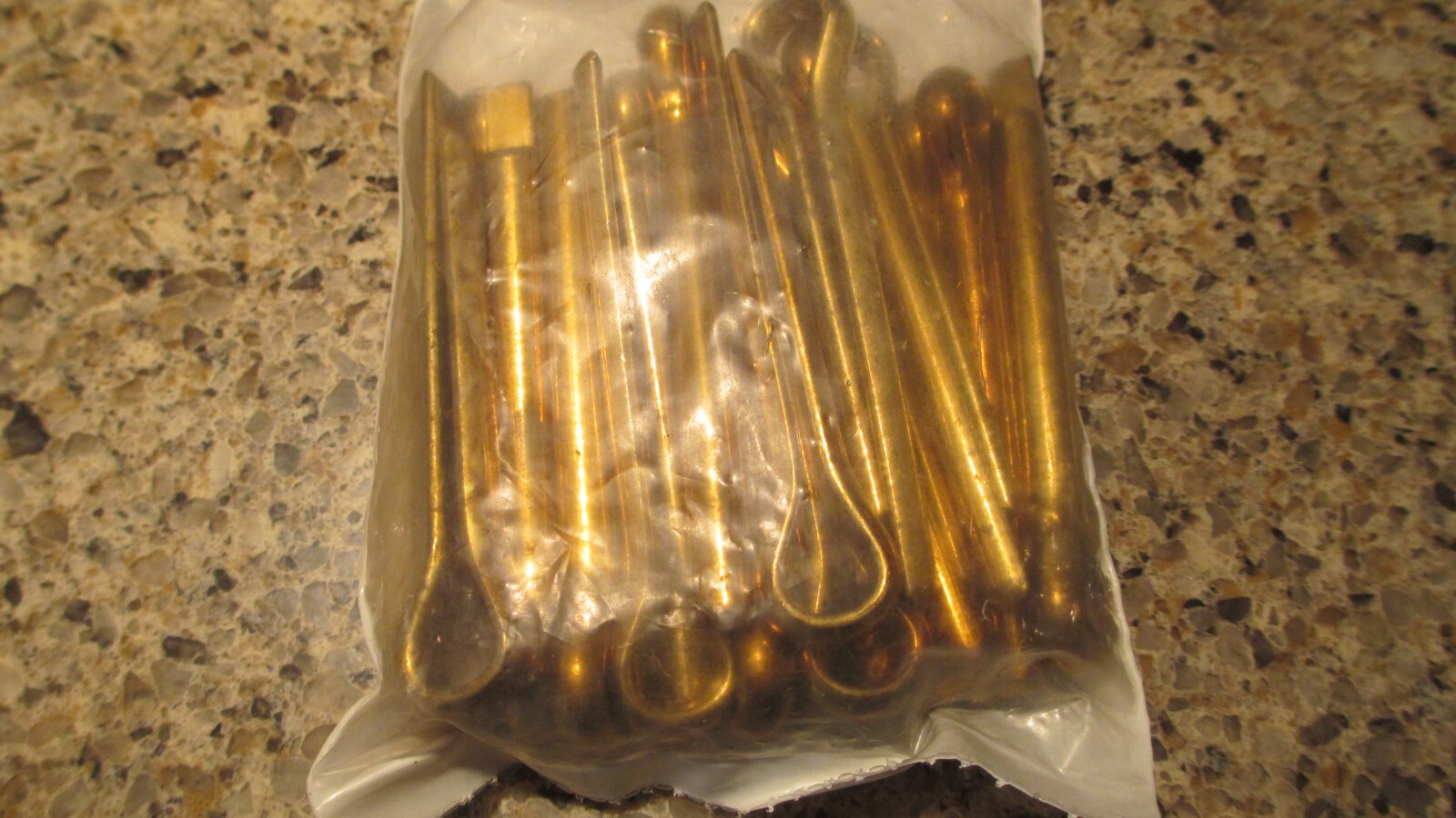 25, 5/16" by 2" Brass Cotter Pins