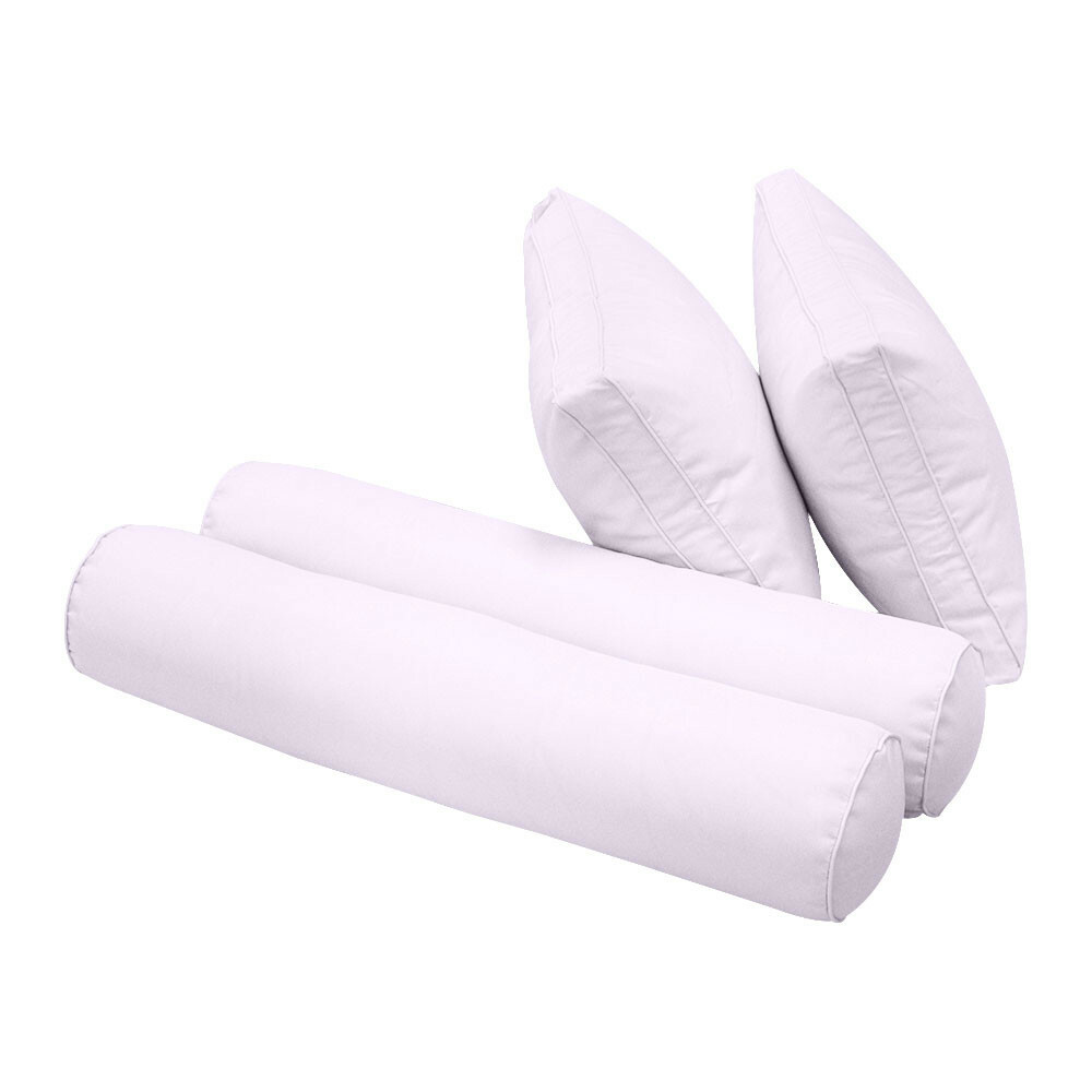 |COVER ONLY| Style 1 Crib Piped Trim Daybed Mattress Bolster Pillow Covers AD107