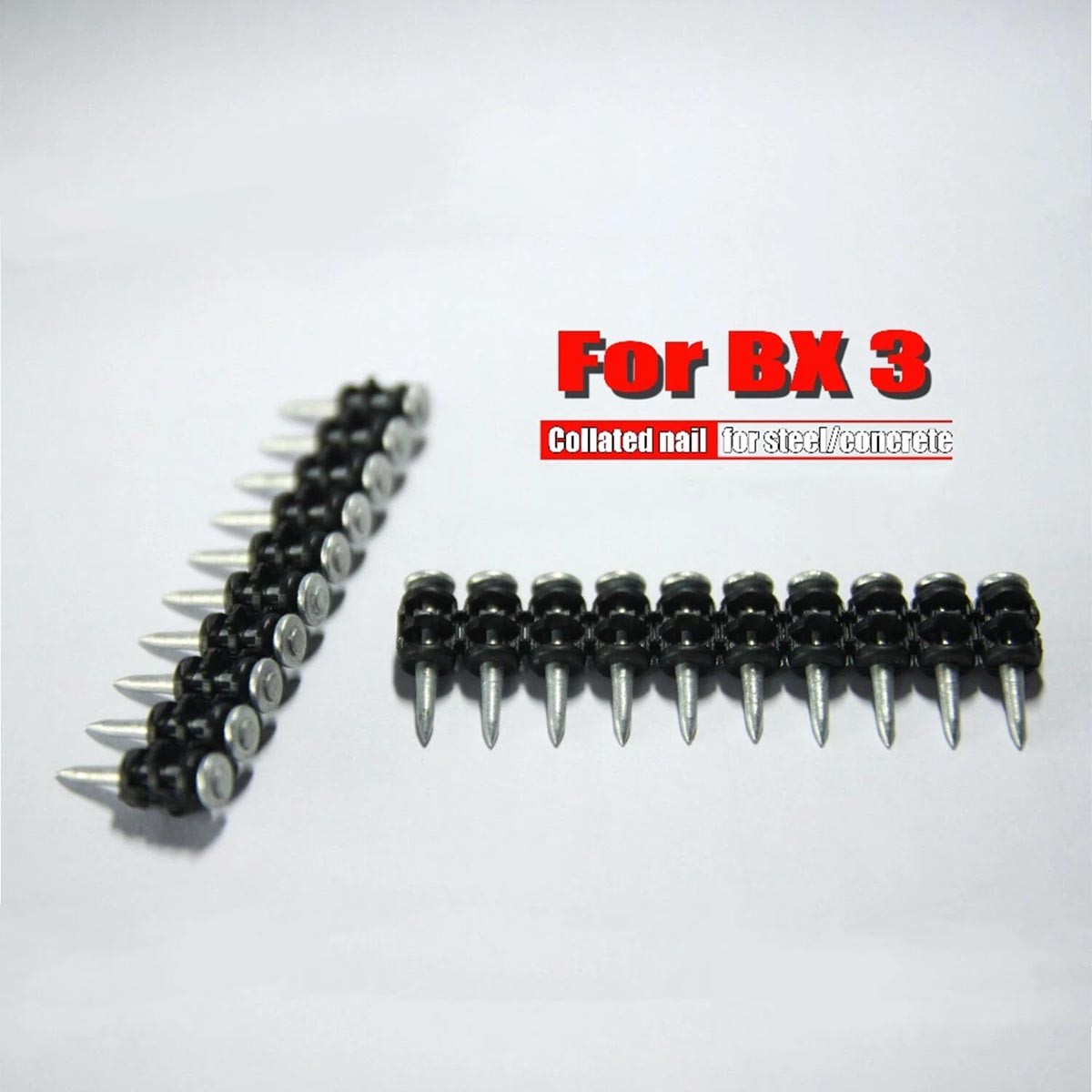 For Hilti BX3-ME concrete nails, for use with concrete, masonry, and steel. USA