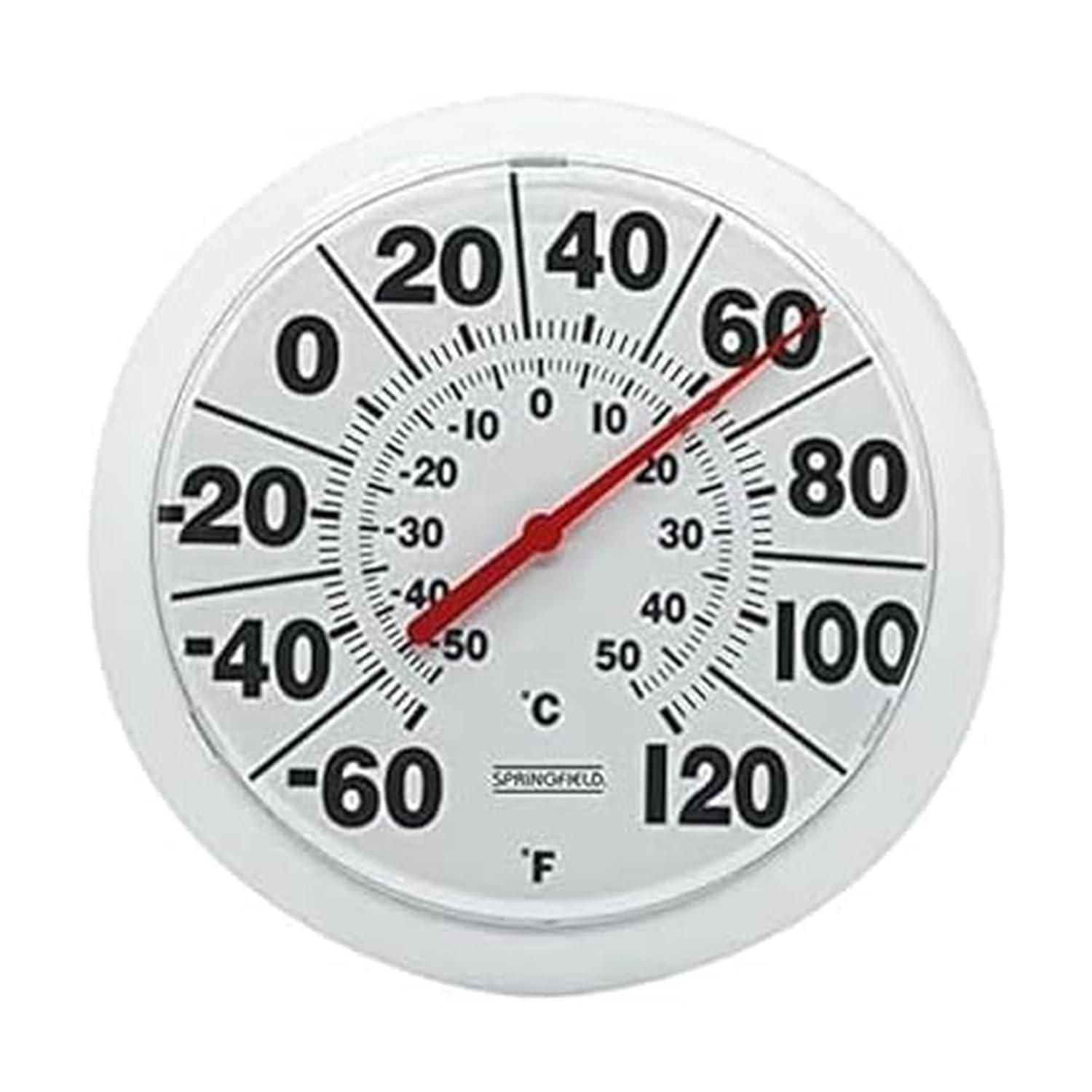 Durable Wireless Outdoor Thermometer with Large Easy-to-Read 8-Inch Display