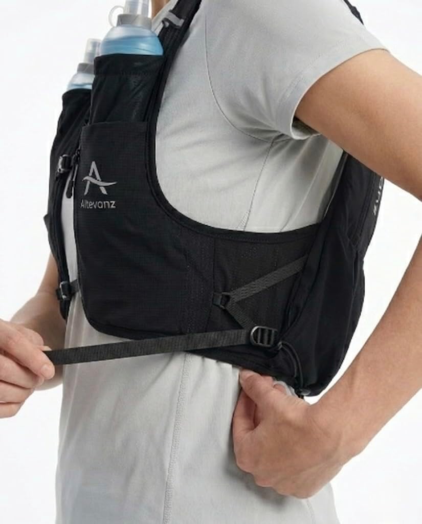 10L Hydration Vest Running Backpack Ultralight Trail Pack Flask