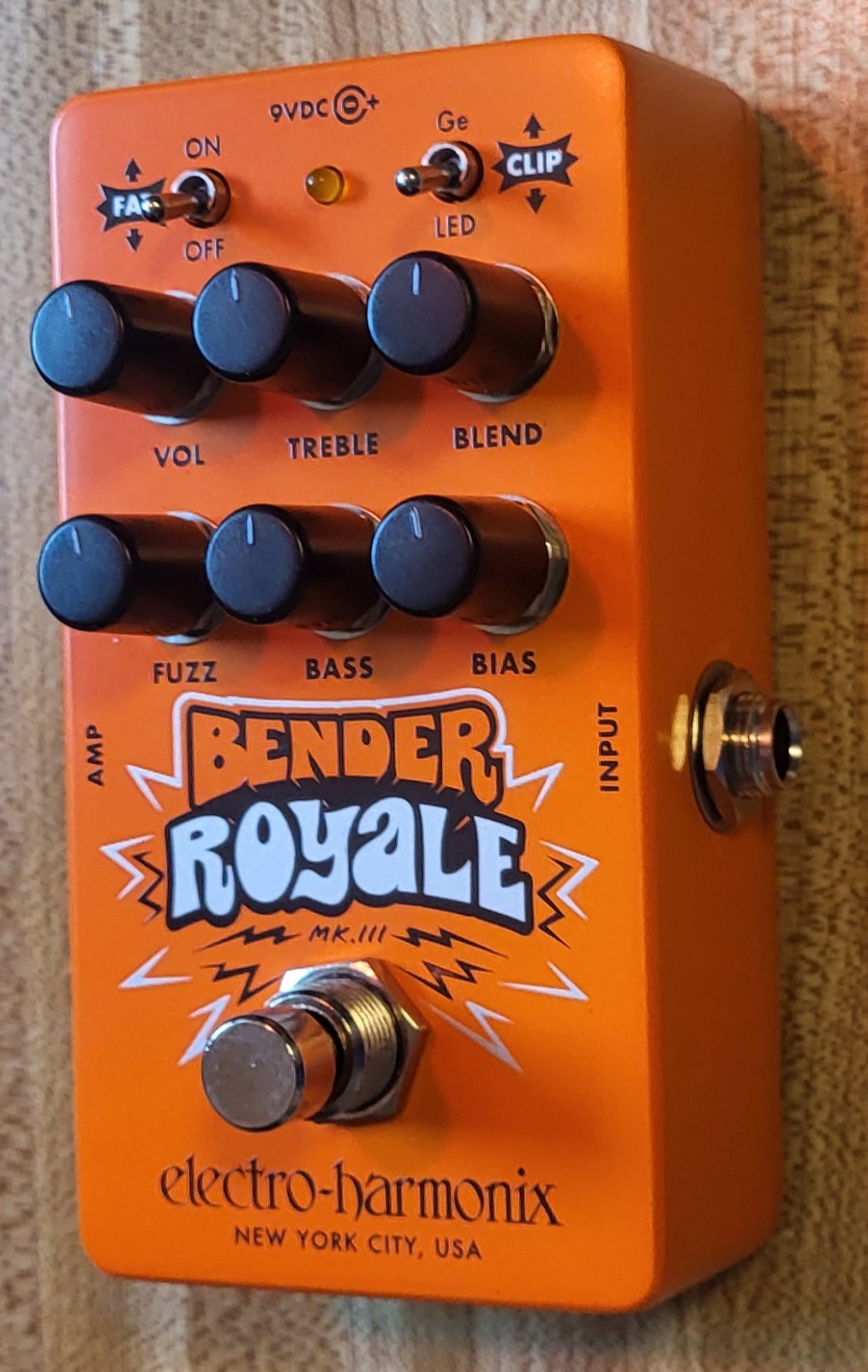 Electro-Harmonix Bender Royale Germanium Fuzz Pedal - Open box