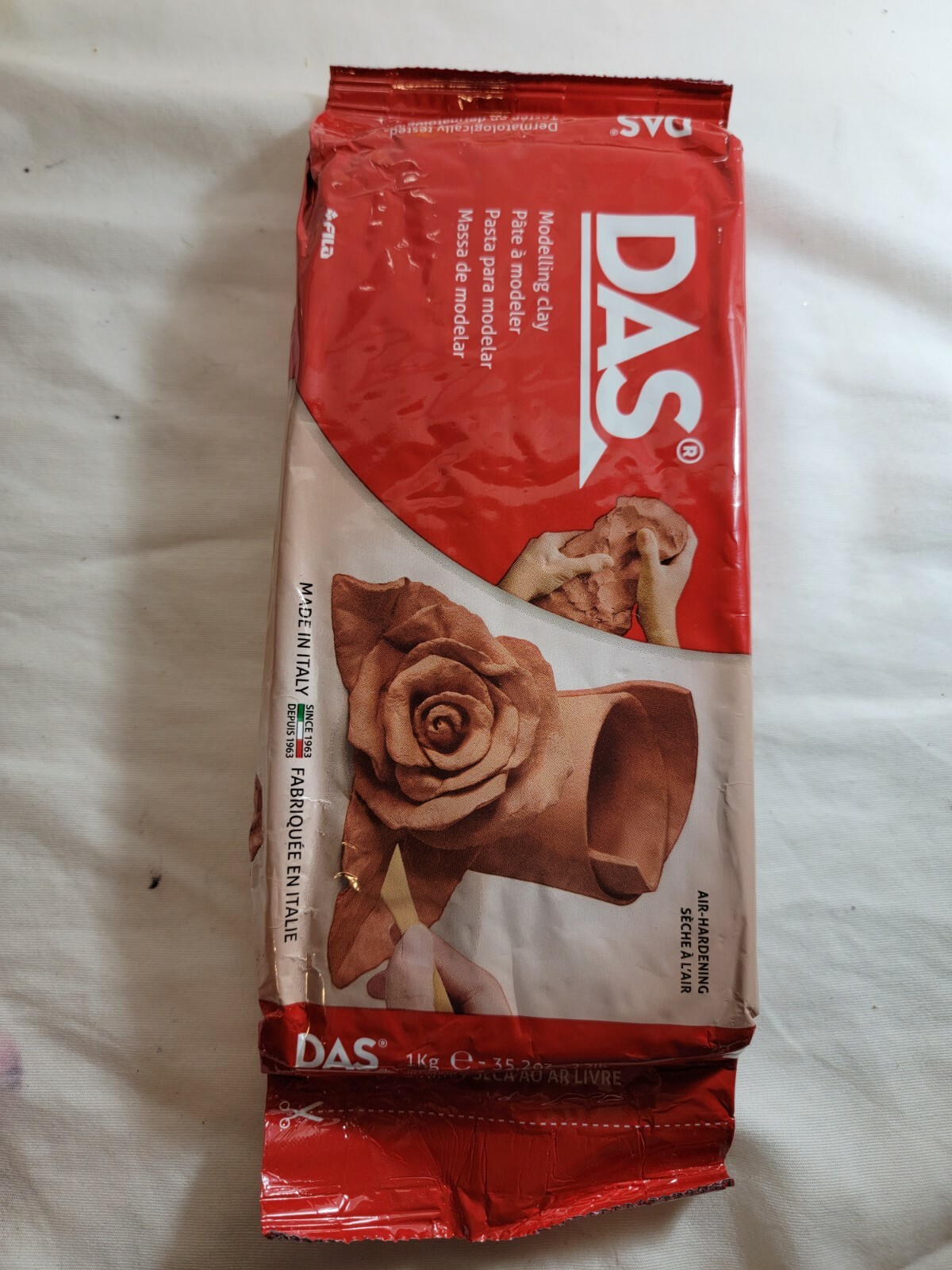 DAS MODELLING CLAY WITH 8pc POTTERY TOOL KIT