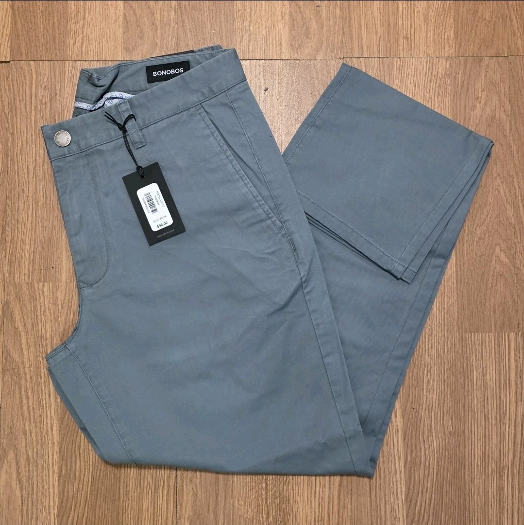 Bonobos Men's Slim Stretch Washed Chinos  32 x 34 - New in Polybag