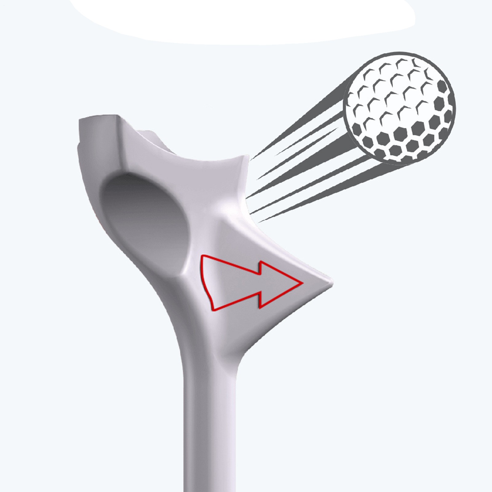 More Distance & Accuracy 10 Pieces Flight Path Golf Tees Reduce Friction Holder