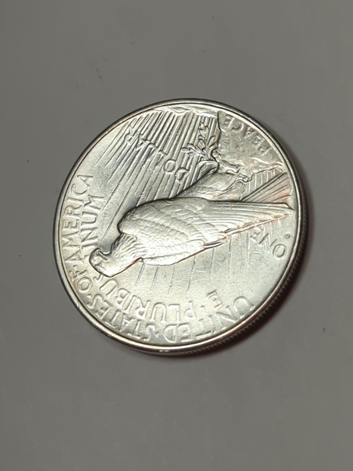 1934 D PEACE SILVER DOLLAR BU GEM. MICRO (SMALL) D