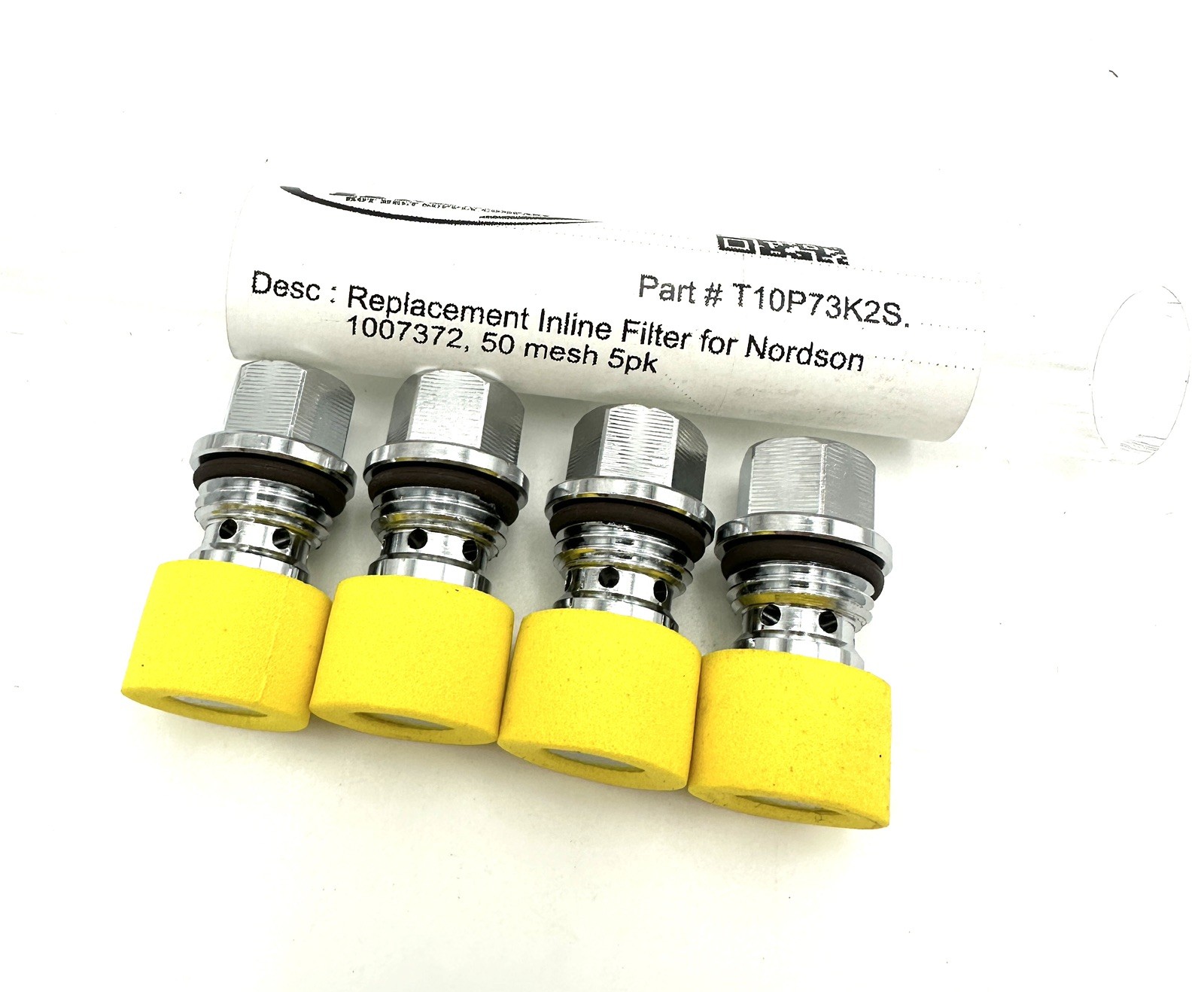 HMSC Replacement Hot Melt Inline Filter for Nordson 1007372; 4-Pack T10P73K2S
