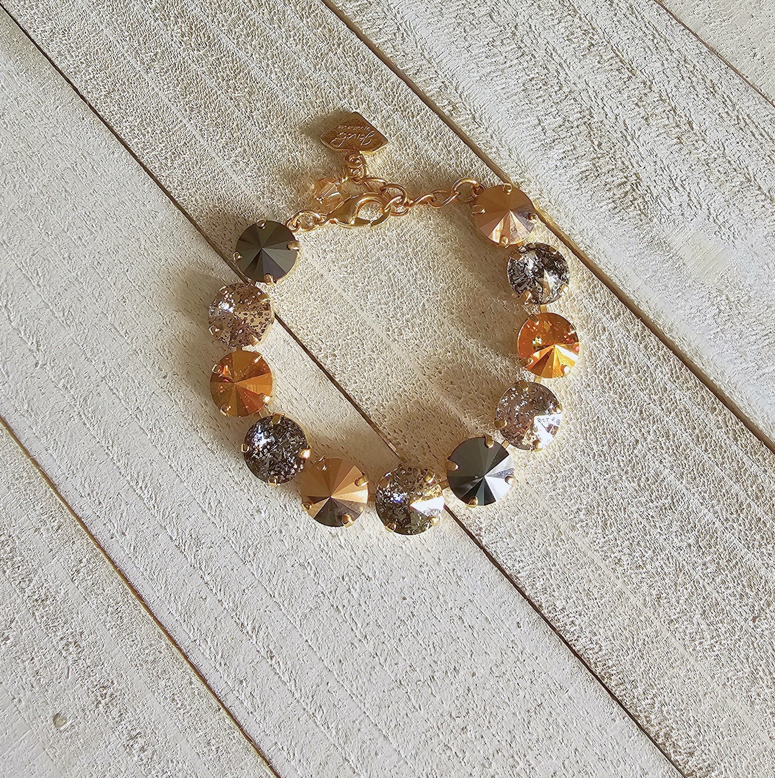 NCB9 JewelsbyJamieLee Constellation Crystal 12mm Cup Chain Bracelet
