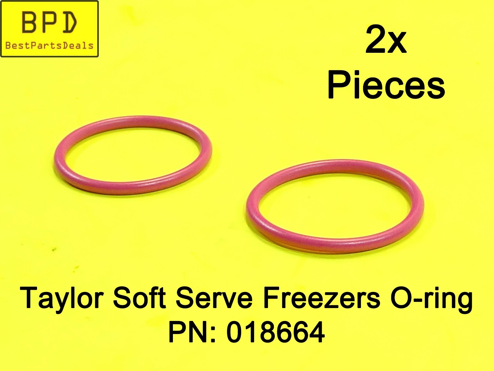2x Taylor Soft Serve Freezers FKM O-Ring Replacement For PN: 018664