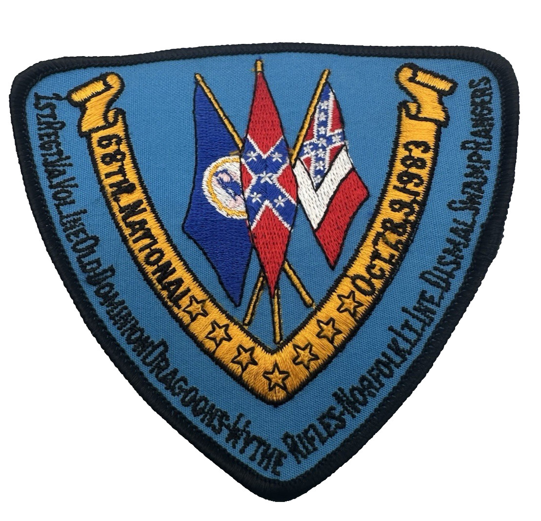 Vintage 1st rego VA Old Deminion Dragoons Wythe Rifles Swamp Rangers Patch 1983