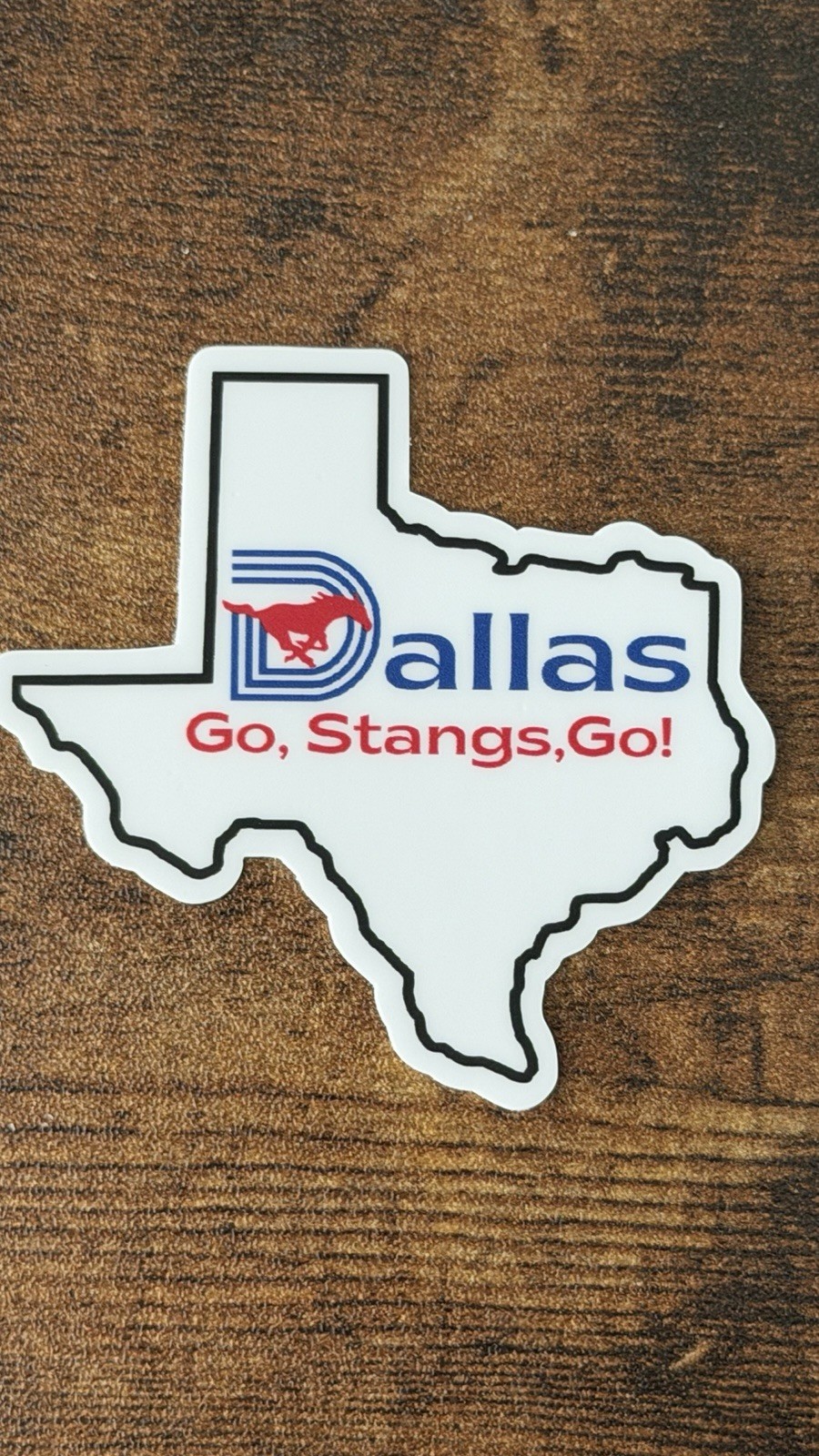 Southern Methodist University Sticker SMU Mustangs Vinyl Decal Laptop Stanley
