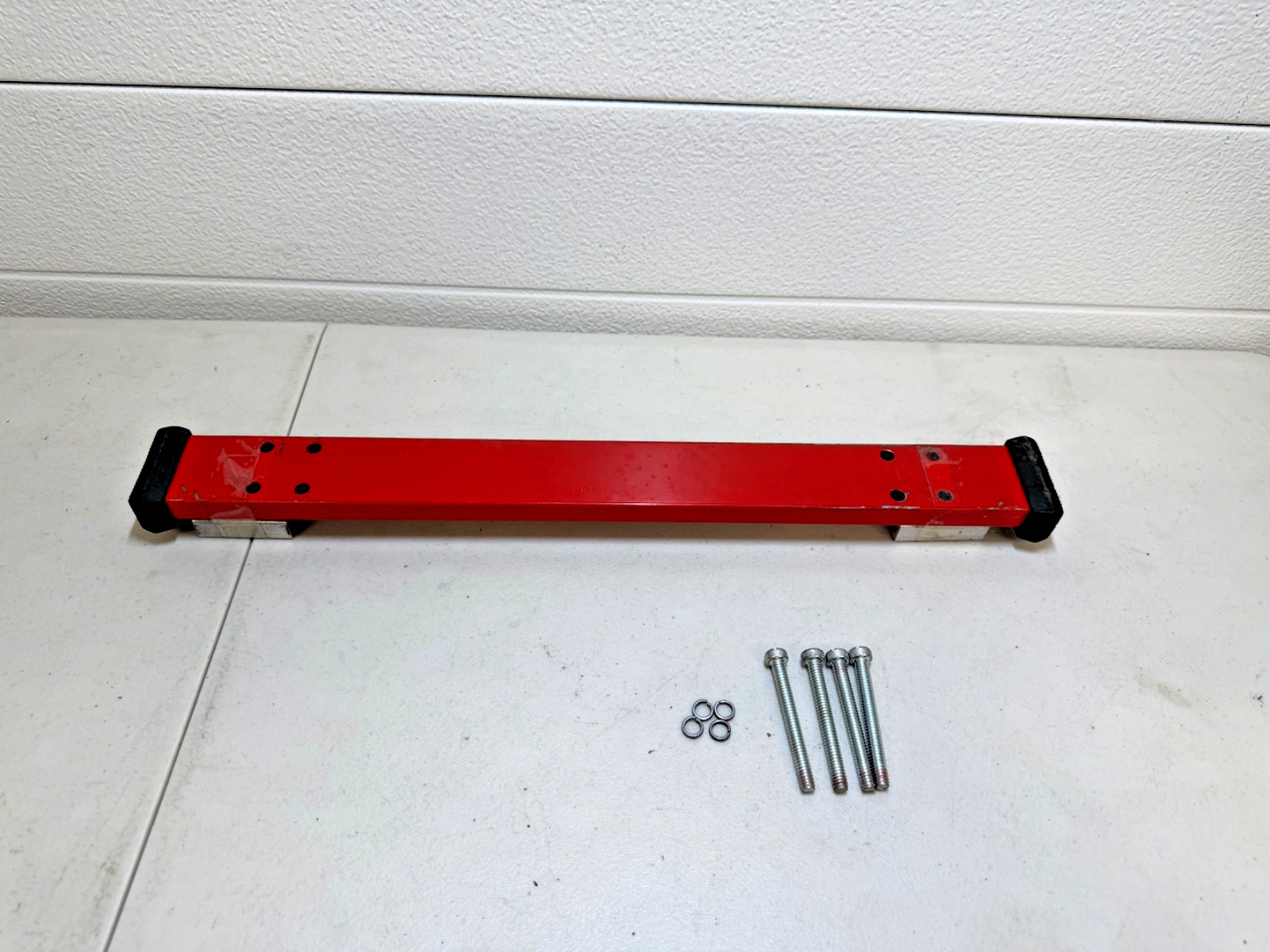 Vintage Snap On KR-402 Tool Box Handle Roll Cab Handle Red Original End Caps New