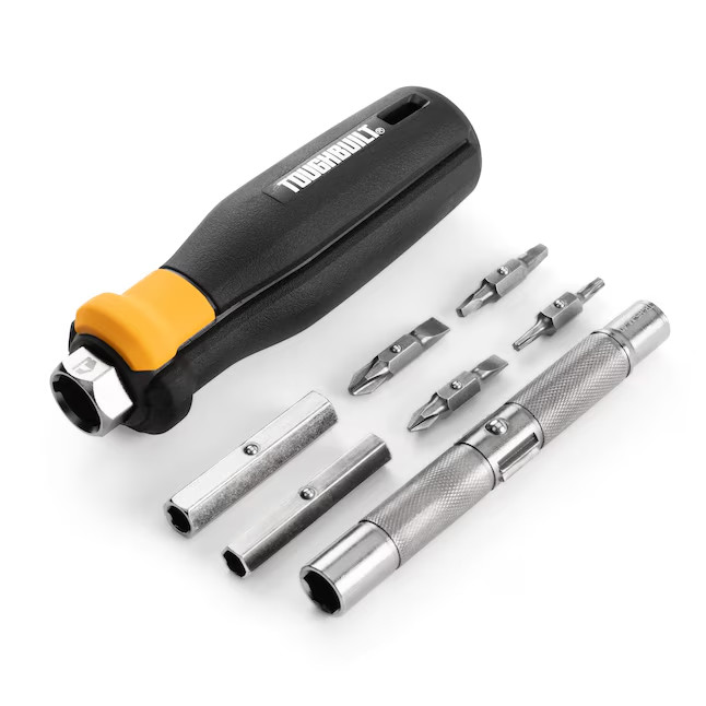 TOUGHBUILT Multi-Bit 8 -Piece 2-1/2-in Multi-Bit Replaced Screwdriver Set