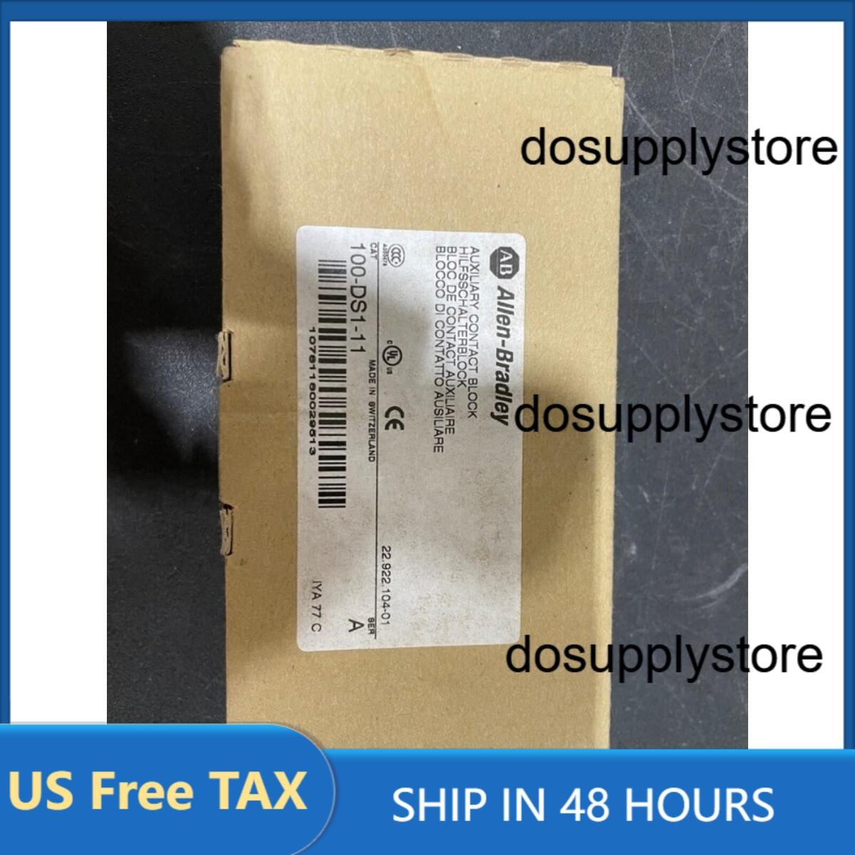 AB 100-DS1-11 Contactor Auxiliary Contact New 100DS111