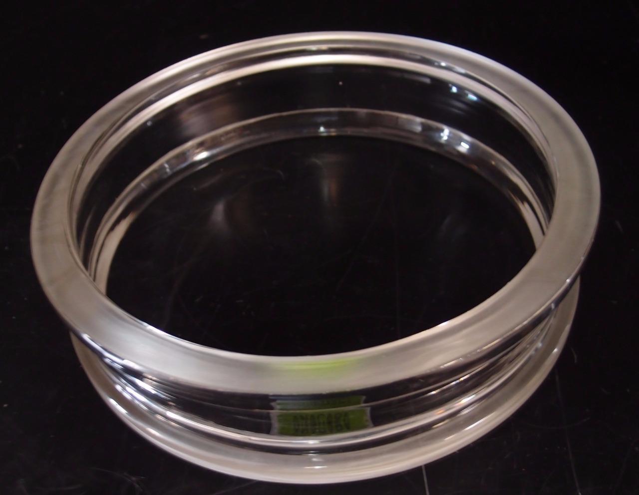 10" Quartz Glass Ring for Semiconductor Vacuum Deposition, Open Box 3196