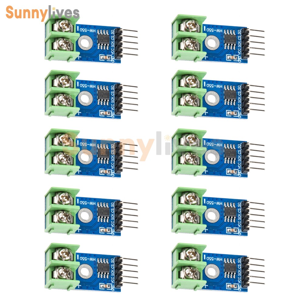 1-10 Piece MAX6675 Thermocouple Temperature Sensor Module Type K SPI For Arduino