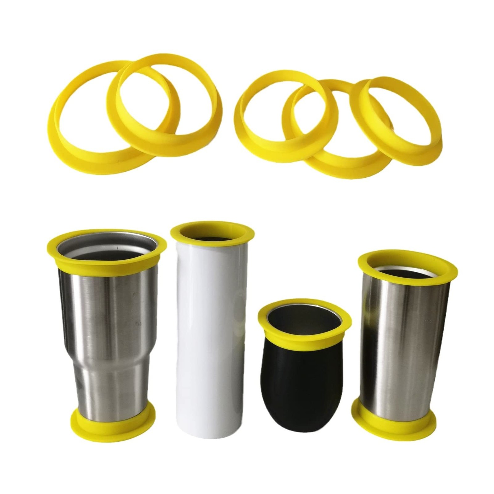 Silicone Tumbler Shields for Epoxy Resin Paint Cup Turner Craft Protection