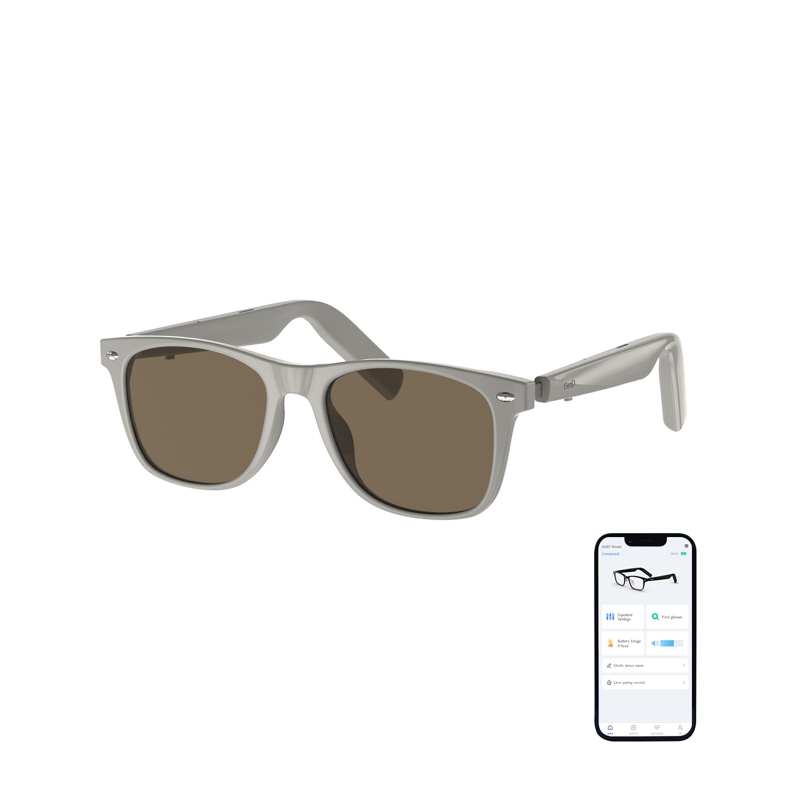 Smart Glasses Bluetooth Speaker Sunglasses Polarized Built-in Mic Music Headset