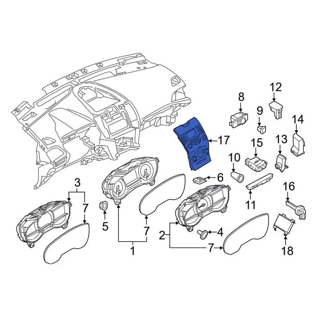 Genuine Ford Control Module HC3Z19A387F