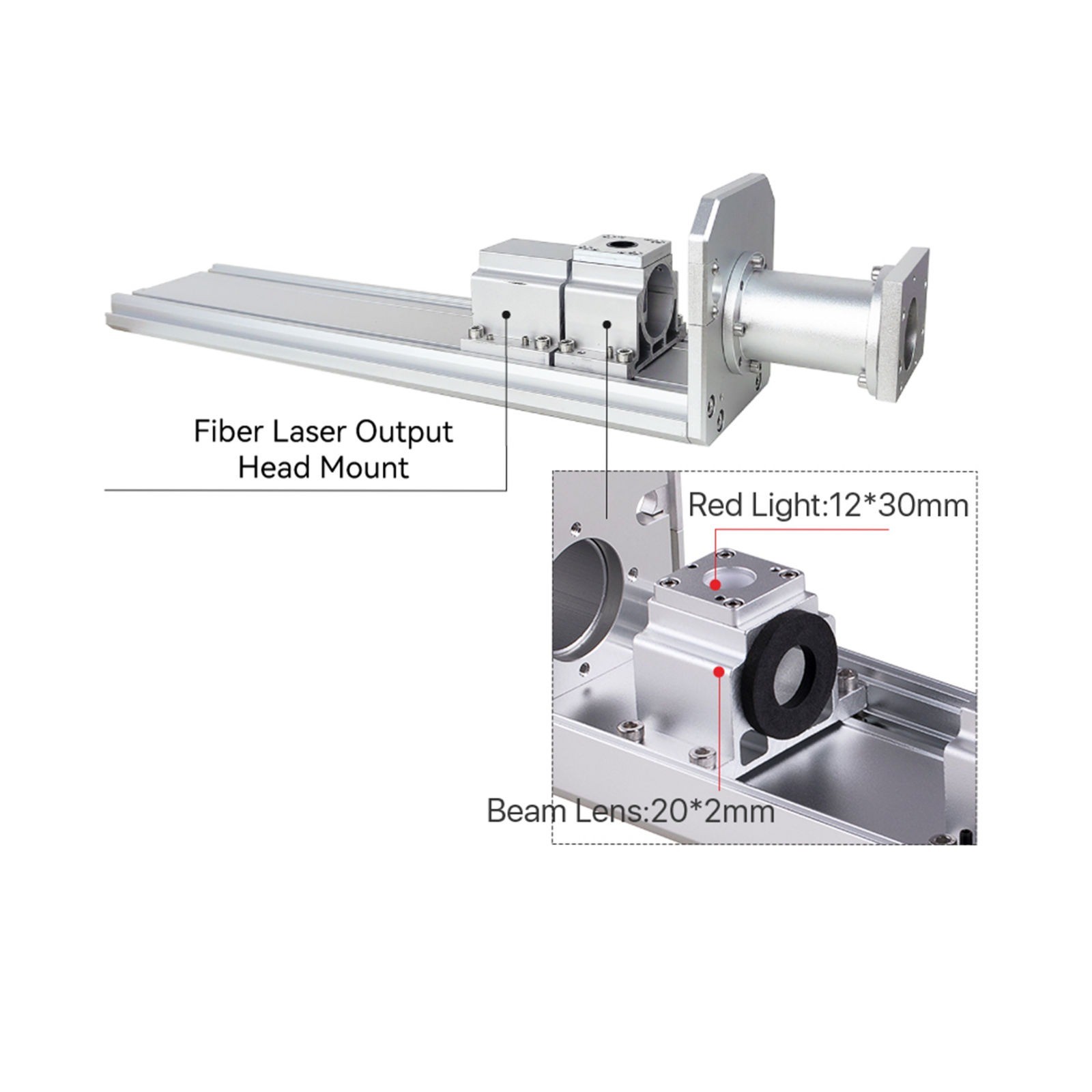 Optical Path Assembly For Fiber Laser Marking Engraving Machine
