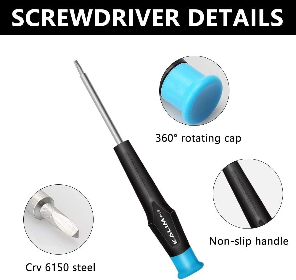 KALIM Triangle Head Screwdriver Set, 6 PCS Repair Insulation Set, Triangle Drive