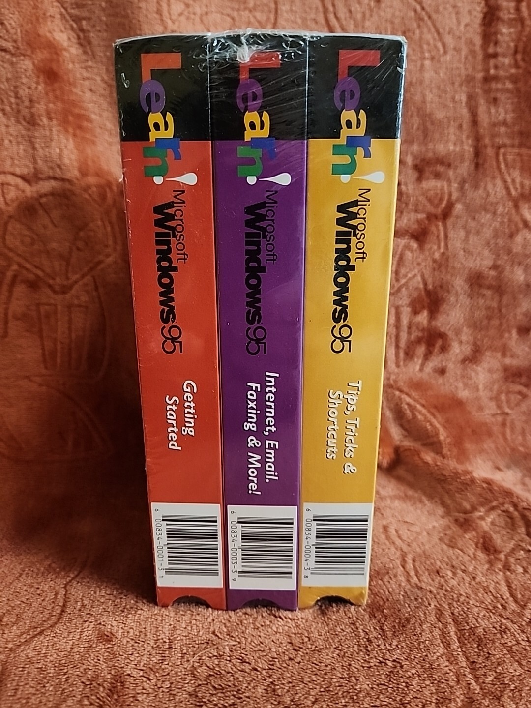 Learn Microsoft Windows 1995 Getting Started VHS. Includes 3 VHS Tapes. Sealed
