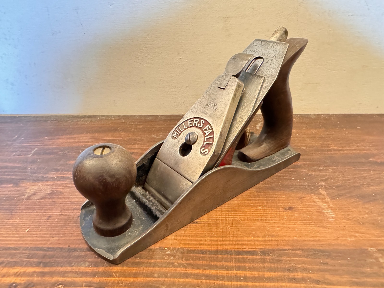 Millers Falls No 9 Smoothing Plane Made in USA Woodwork Tool