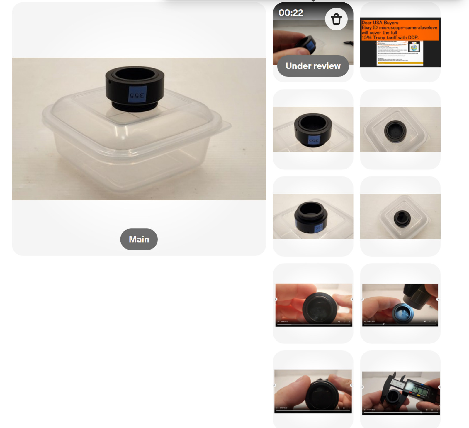 For Parts 355 Optical Filter for Mitutoyo 00-0181 Wheel Turret Unit 4-Port 34490