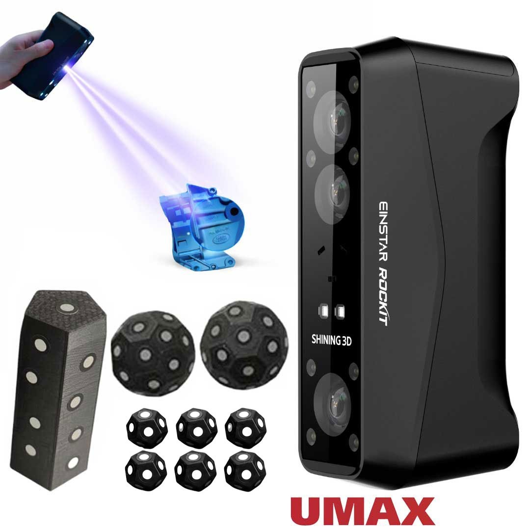 EINSTAR Rockit 3D Scanner Blue Laser + IR Rapid Mode High Speed 2.8M Pts/s Porta
