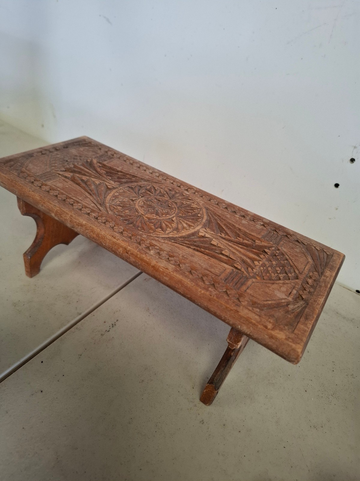 Vintage antique Kashmiri Scholars Travelling Display Table folding