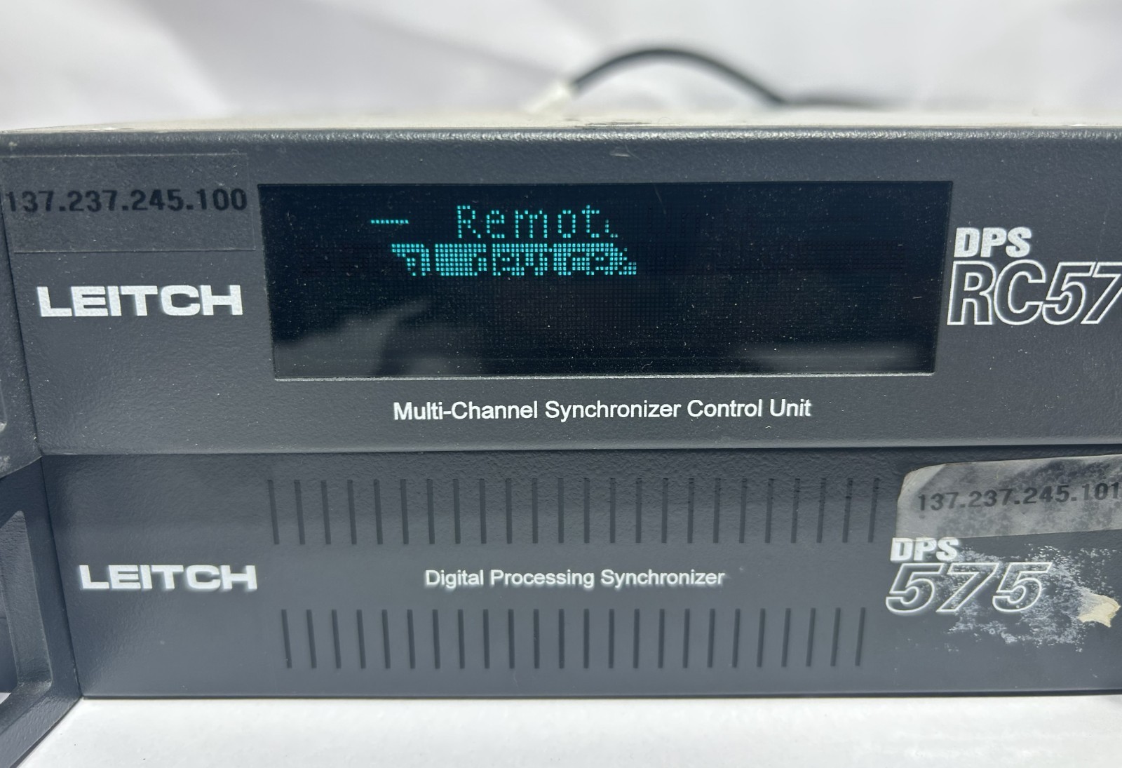 Leitch DPS 575 Digital Processing Synchronizer w/ RC 575 Control Unit Free Ship