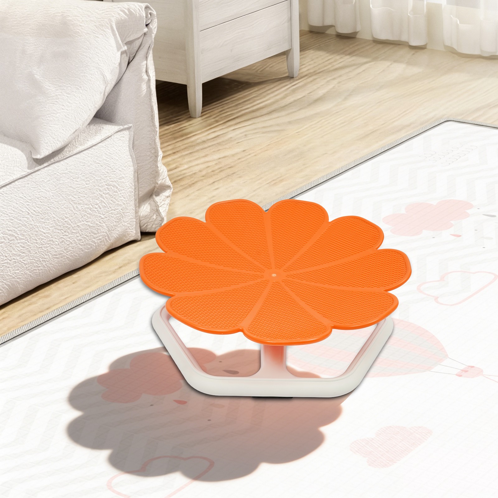 Flower Swivel Chair for Kids, 360° Spinning Seat, Kids Sit and Spin Seat 43*20cm