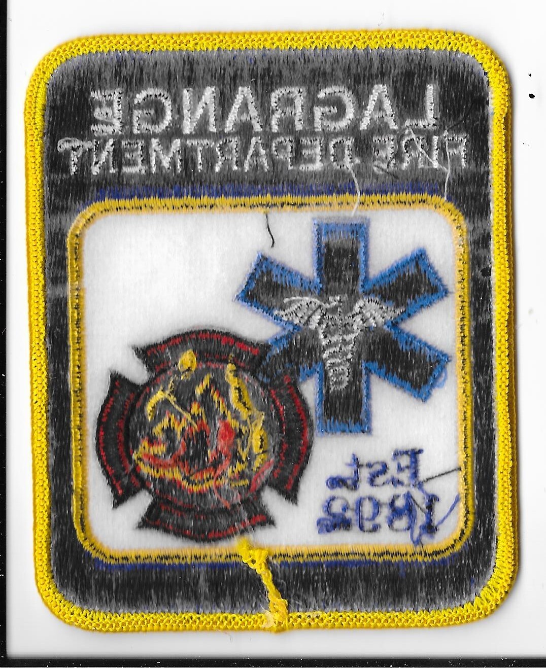 La Grange Fire Department, Illinois Shoulder Patch V1