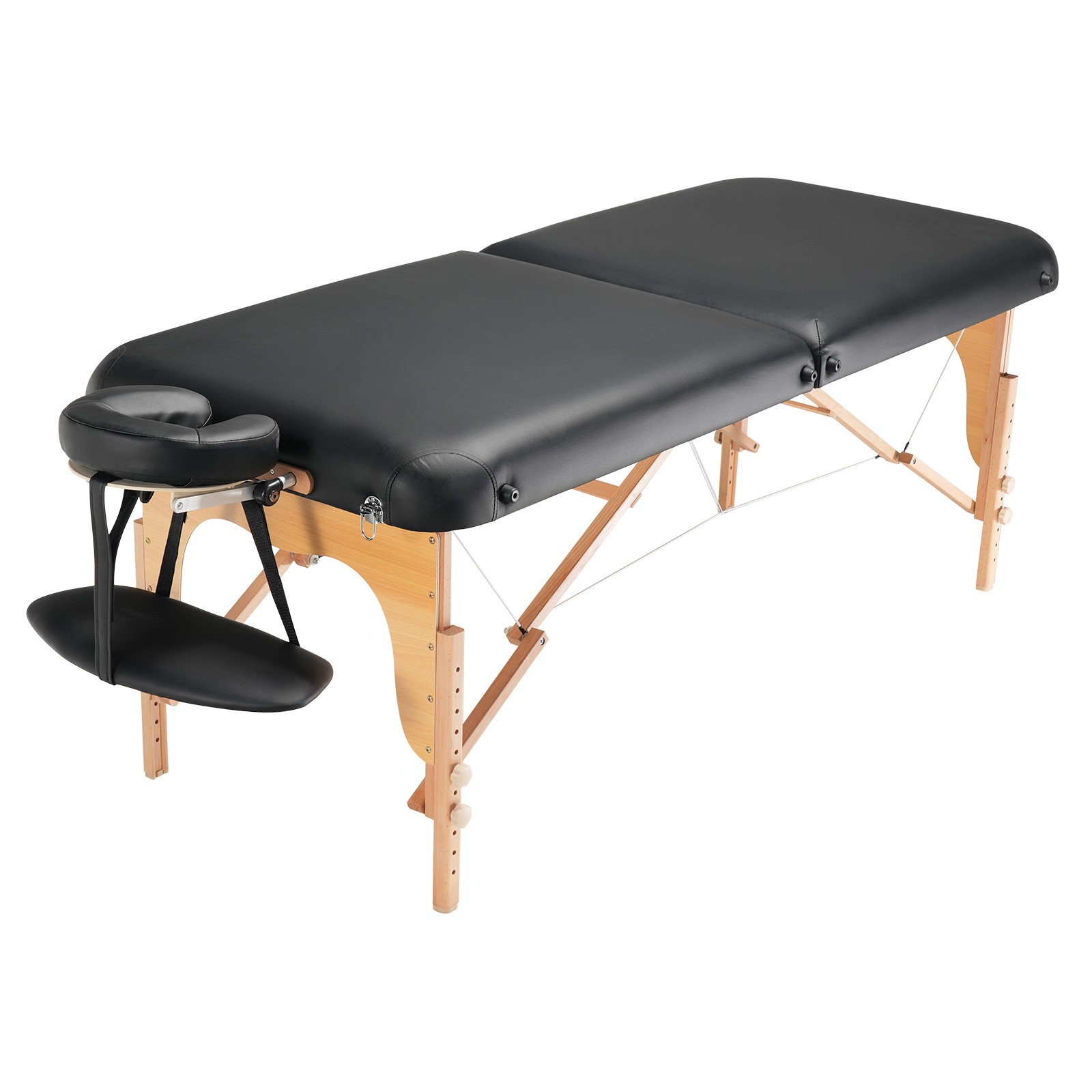 Uimoso Professional Massage Table 30" W Portable 2 Folding Massage Table 750LBS
