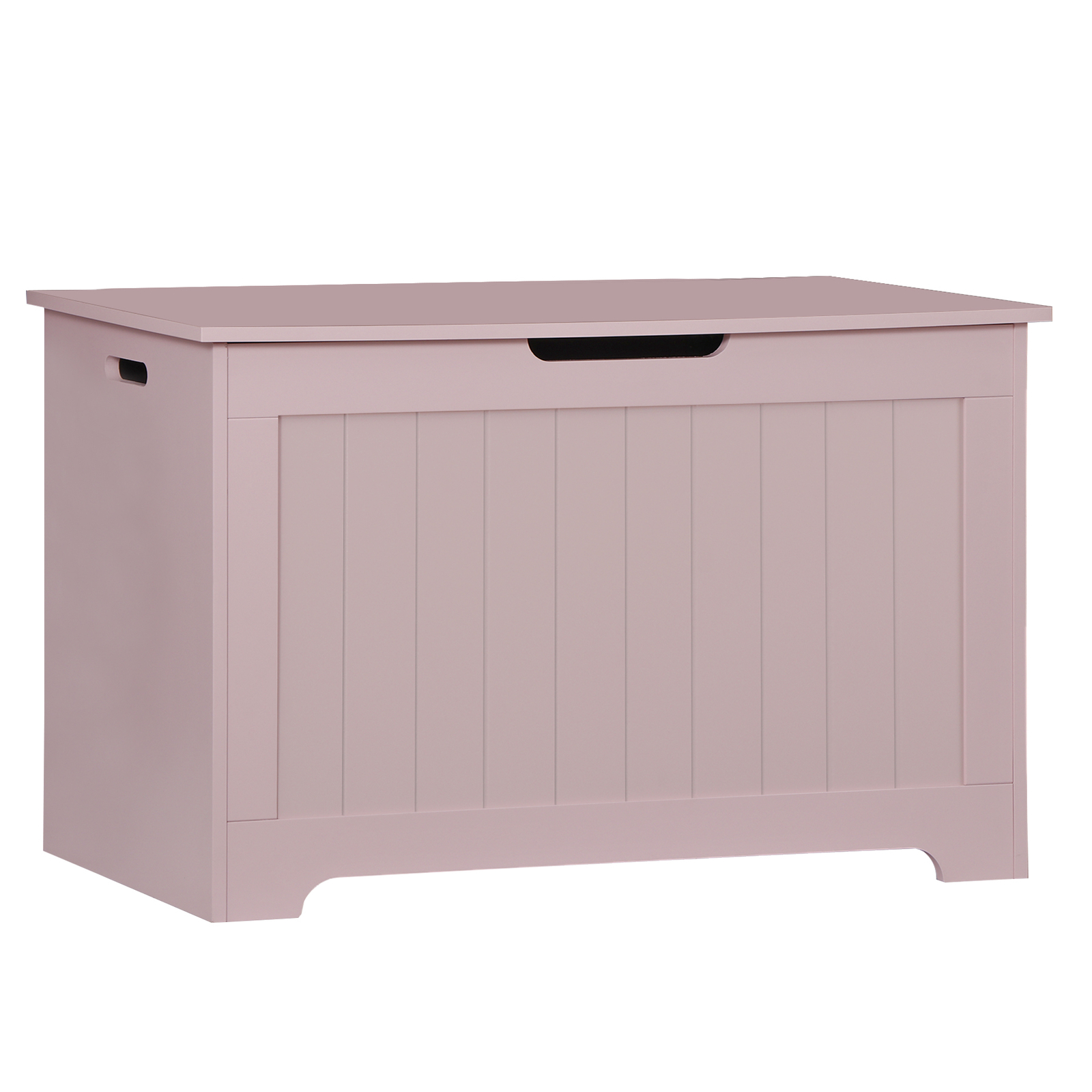 Wooden Toy Storage Chest Toy Organizer Entryway Storage Bench W/ Safty Hinge