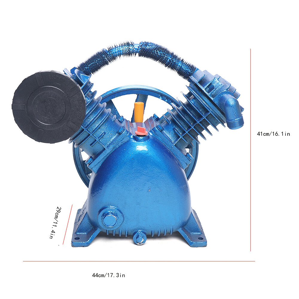 5.5HP 175PSI Replacement Air Compressor Head Pump Motor Double Stage V Style