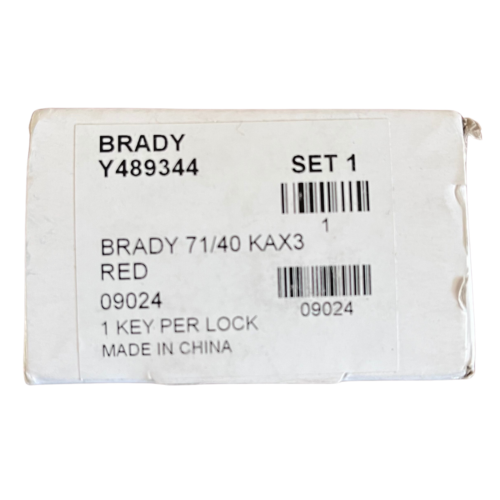 BRADY Lockout Padlock: Keyed Alike - 3 Pack #105886