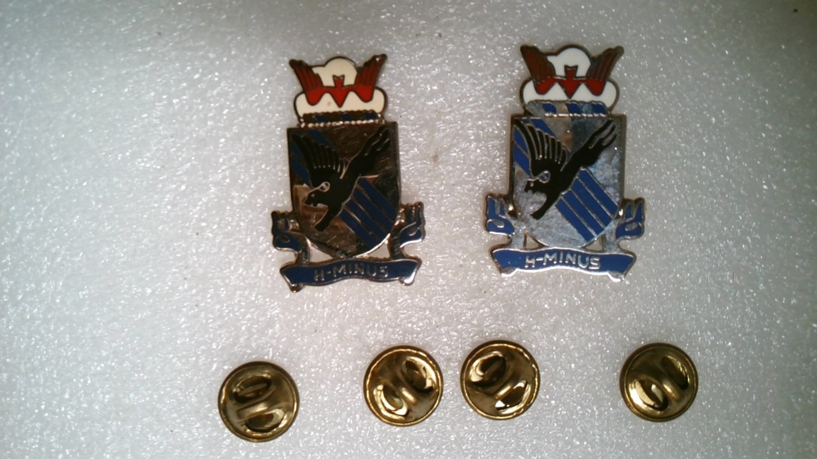 MILITARY INSIGNIA CREST SET OF 2 US ARMY 505TH AIRBORNE INFANTRY REGIMENT HMINUS