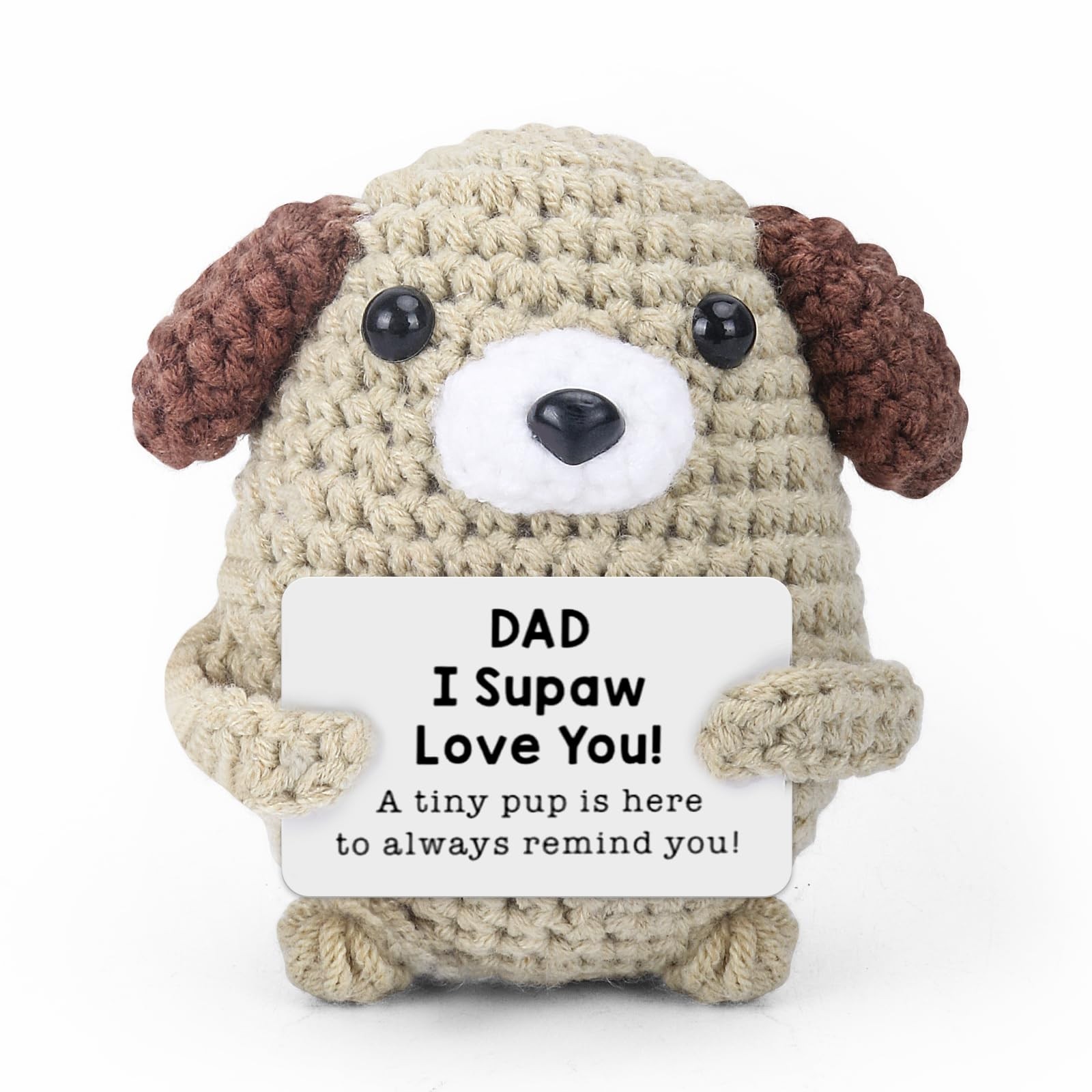 Insaizom Dad Gifts from Daughter Son Wife - Funny 4 inches, Light Brown