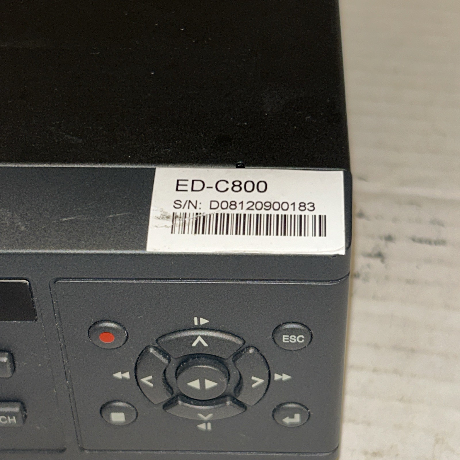 Nuvico Easynet Systems Compact Series ED-C800 DVR NTSC