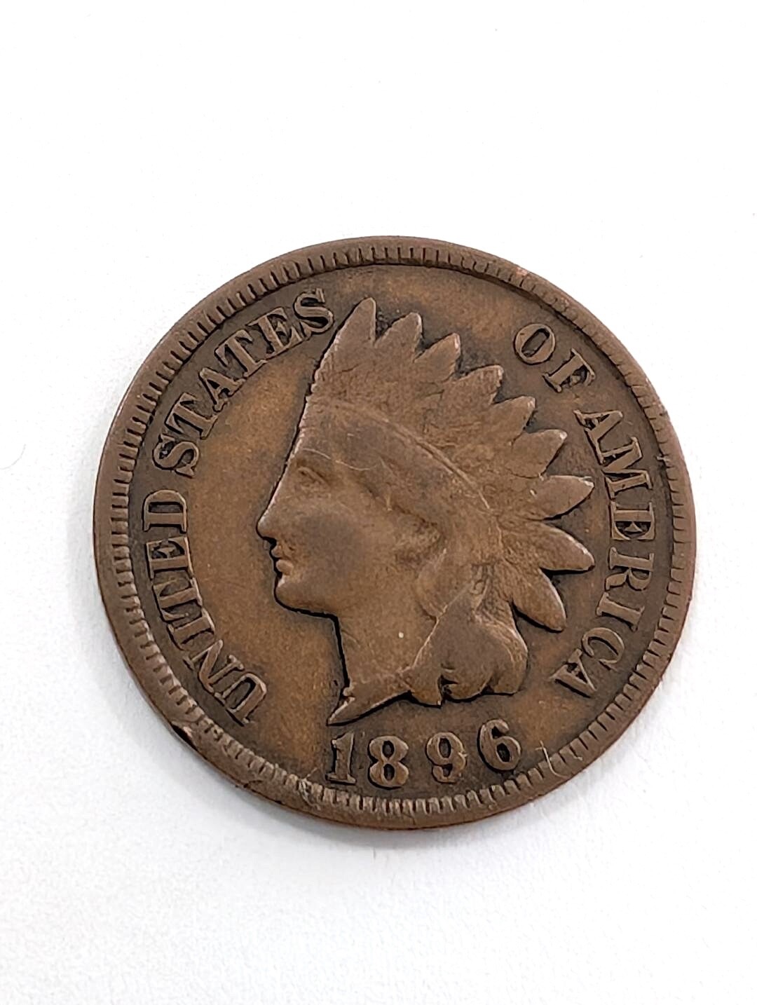 1896  - INDIAN HEAD CENT- B 322