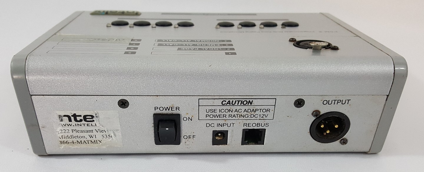 Intelix PSM-8 Programmable Multi-Zone Paging Microphone