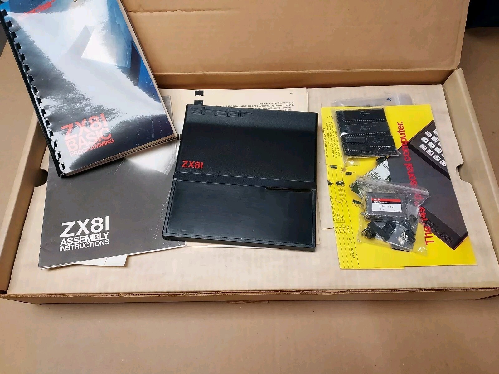 ZX81 Unassembled kit, NEW in Original box, Super Rare!!!
