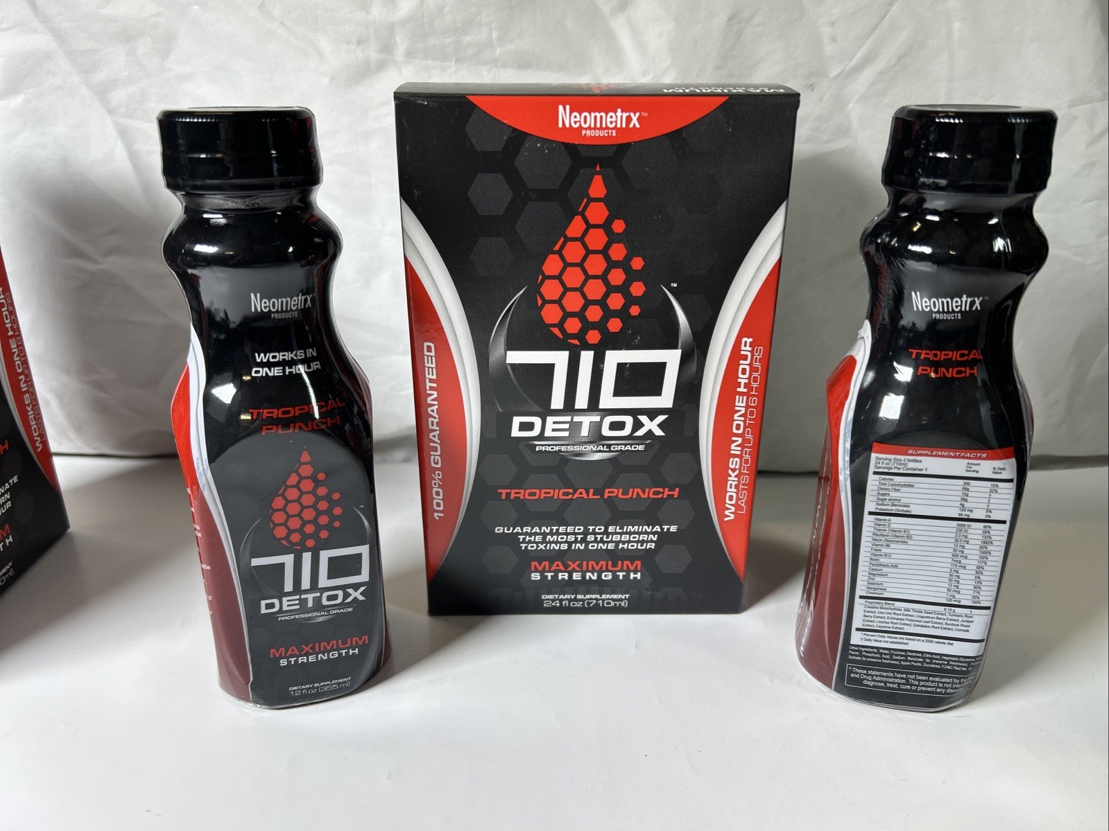 Neometrx 710 Detox 1 Hour Pure Detox Maximum Stregnth Tropical Punch Expired