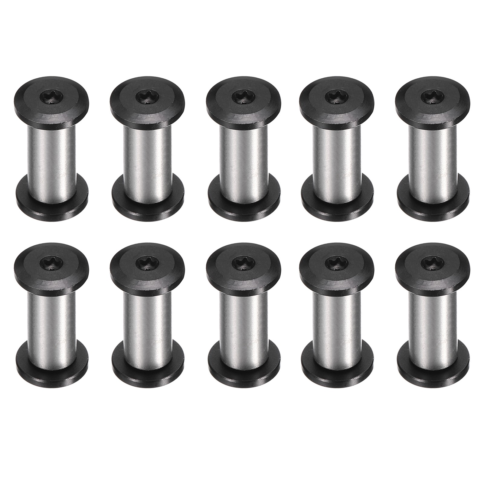 10pcs Knife Handle Screws 6x17mm Torx Sink Head Metal Pocket Knife Pivot Pin