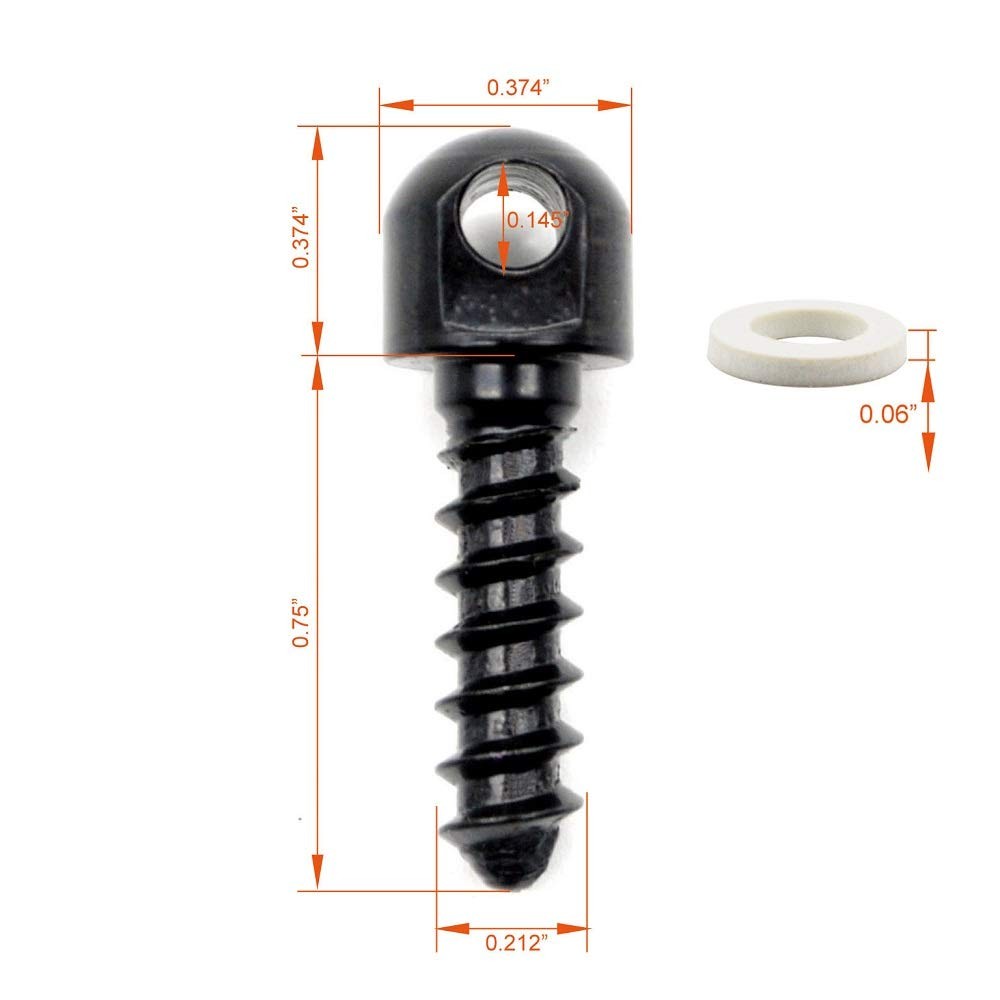 SHWEAPY Sling Swivel Studs Wood Screw Studs,6PCS Sling Mounting Kit (3)