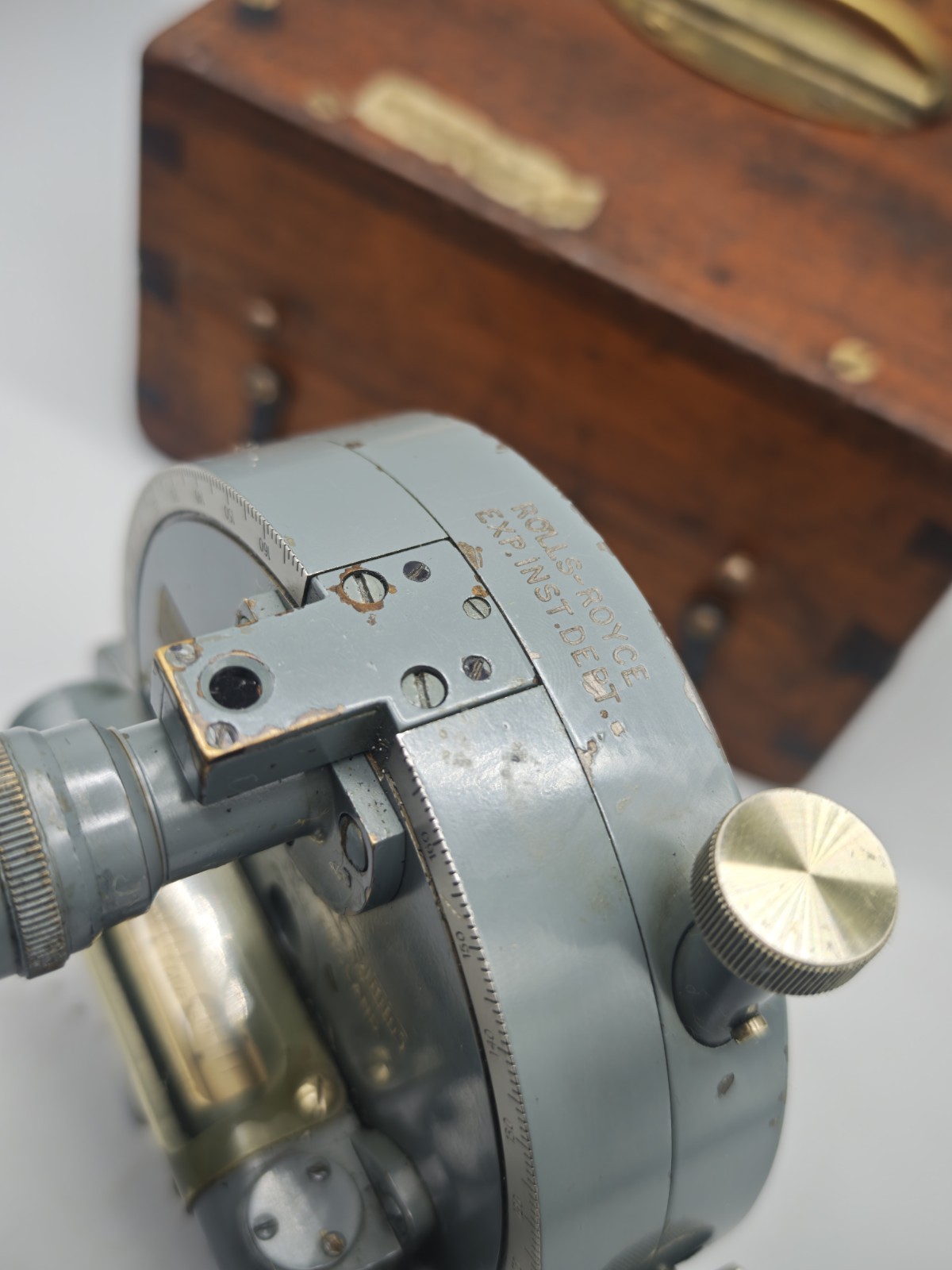 Optical Clinometer Rolls Royce Experimental Instrument Department Cooke