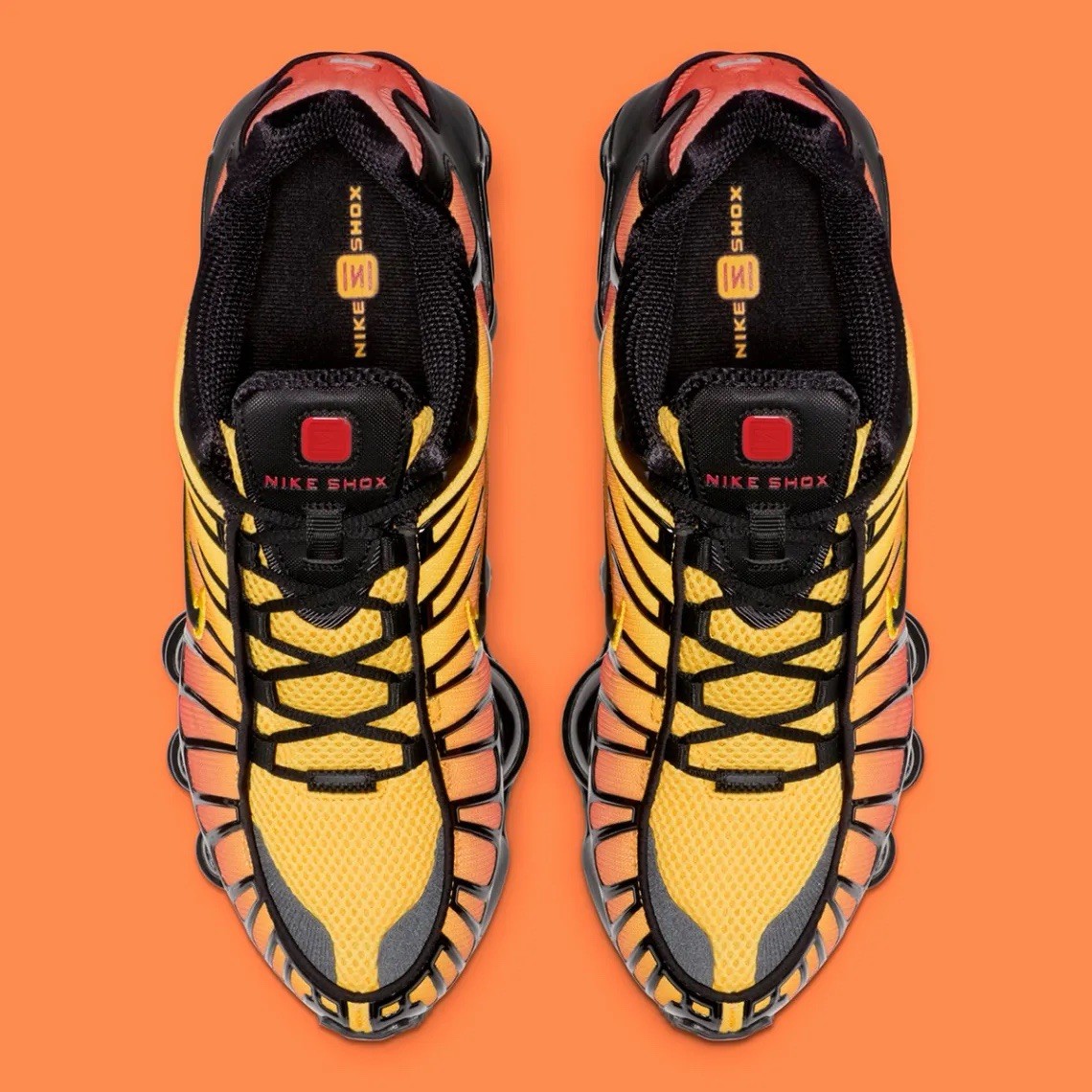 Nike Shox TL Sunrise Orange Yellow Gradient Shoes AV3595-004 Men’s Sizes