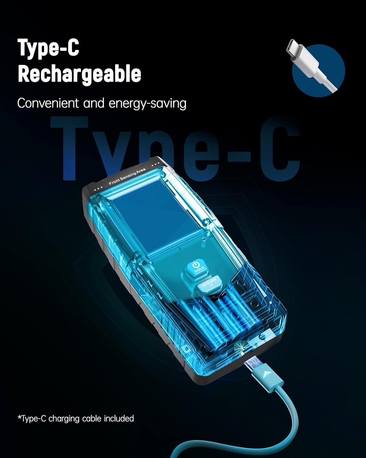 EMF Meter, Detects Electric and Magnetic Fields, Handheld Digital EMF Detector