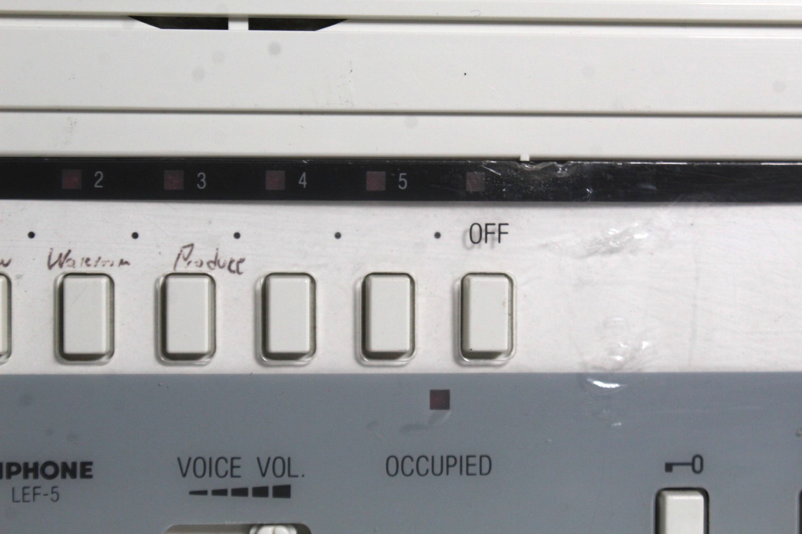 Aiphone LEF-5 Open Voice Selective Call Master Station Intercom